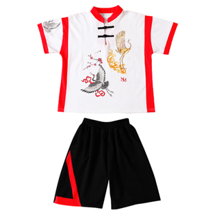 童装男童短袖t恤套装夏装2026新款 中大童男孩街舞嘻中国风衣服潮