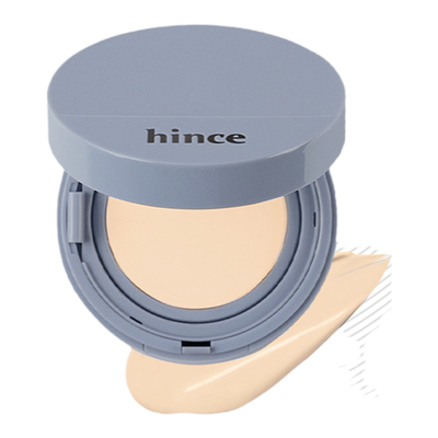 【官方正品】hince蓝白气垫韩国轻薄遮瑕持久不脱妆混油皮替换装