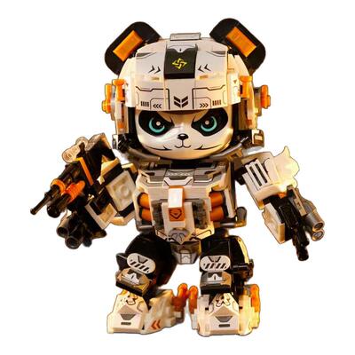 2025新款马年机甲熊猫拼装积木拼图6到12岁玩具儿童男孩生日礼物