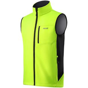 艾速欧骑行服防风马甲自行车秋冬抓绒背心公路车山地车保暖外套