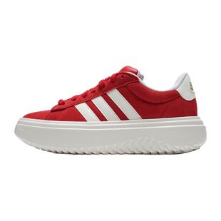 Adidas阿迪达斯女鞋GRAND COURT马年新年款厚底增高运动休闲板鞋