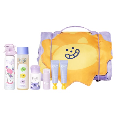 【假期出行】FlyO飞哦儿童旅行洗护套便携沐浴露洗发水