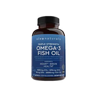 Viva深海鱼油美国进口高含量omega3鱼油欧米茄3脂肪酸软胶囊180粒