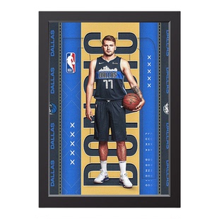东契奇海报纪念相框摆件摆台nba球星周边装饰画挂画球迷生日礼物