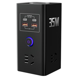 官方正品GN插座35W超级快充USB立式塔形无线充电排插排家用接线板