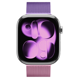 【德国认证】米兰尼斯苹果手表表带iwatch适用s11女款s10applewatch磁吸serie女ultra3新款小众腕表se金属2士