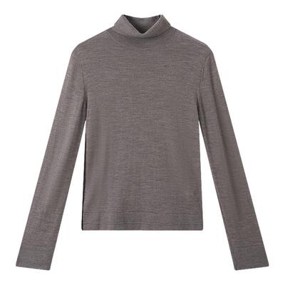 LILY百搭两穿高领通勤内搭针织衫