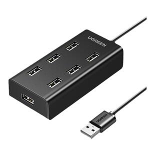 绿联usb扩展器转接头一拖七多接口hub电脑笔记本外接U盘打印机加长线转换多功能插口7口集分线器多口sub群控