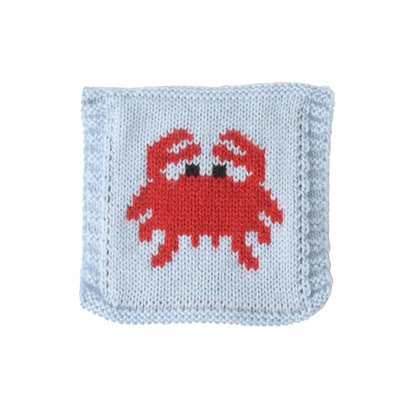 oakliving毛线针织卡通图案杯垫方形餐桌装饰垫防滑隔热桌面保护