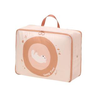 被子收纳袋羽绒服压缩袋萌趣旅行装衣服棉被整理袋大容量搬家袋