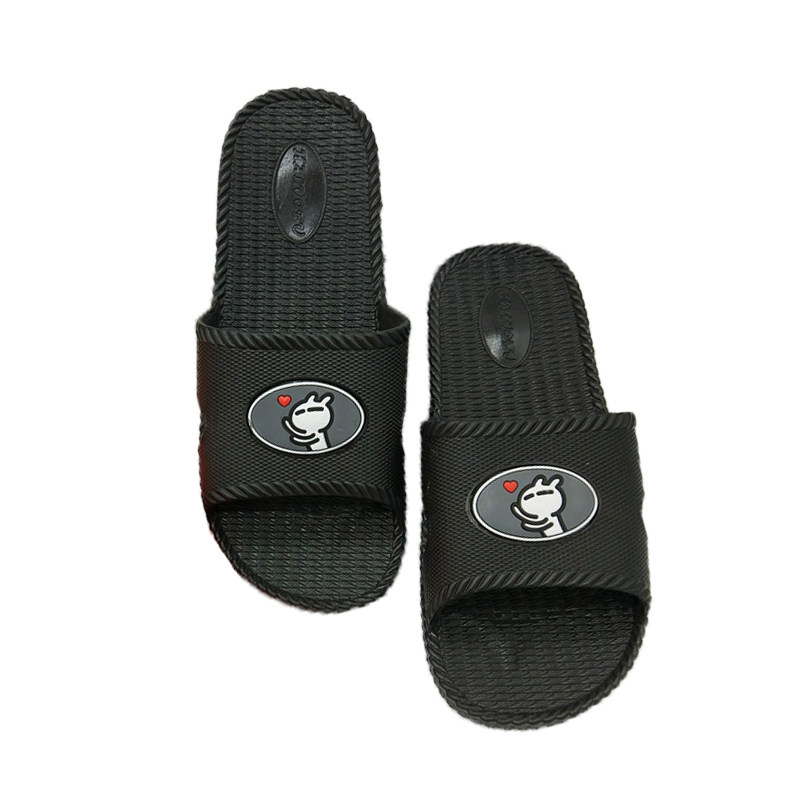 一字拖冲凉拖款女居家浴室洗澡防滑耐穿长颈鹿情侣款软底室内拖鞋