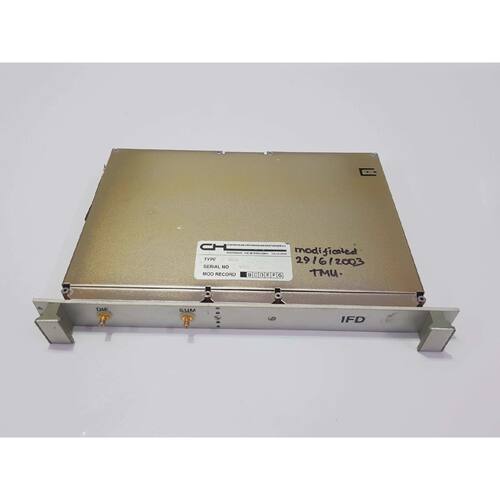 CHL IFD ARTEMIS POSITION FIXING SYSTEM PRINT CARD 340 MOD A