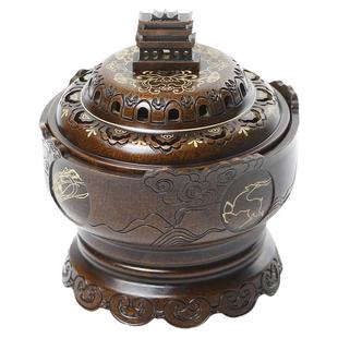 敦煌铜炉香道套装打篆工具入门香篆炉香粉香纂模具焚香高级香薰炉