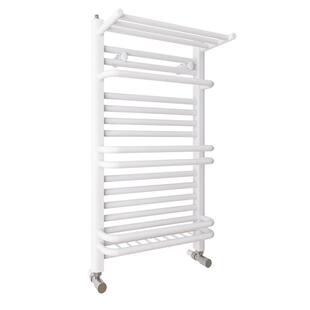 华峪钢制小背篓暖气片集中供暖卫生间置物家用壁挂水暖明装毛巾架