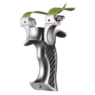 成年人专用弹弓高精度不锈钢盖世英雄扁皮筋不锈钢弓大威力弹弓器