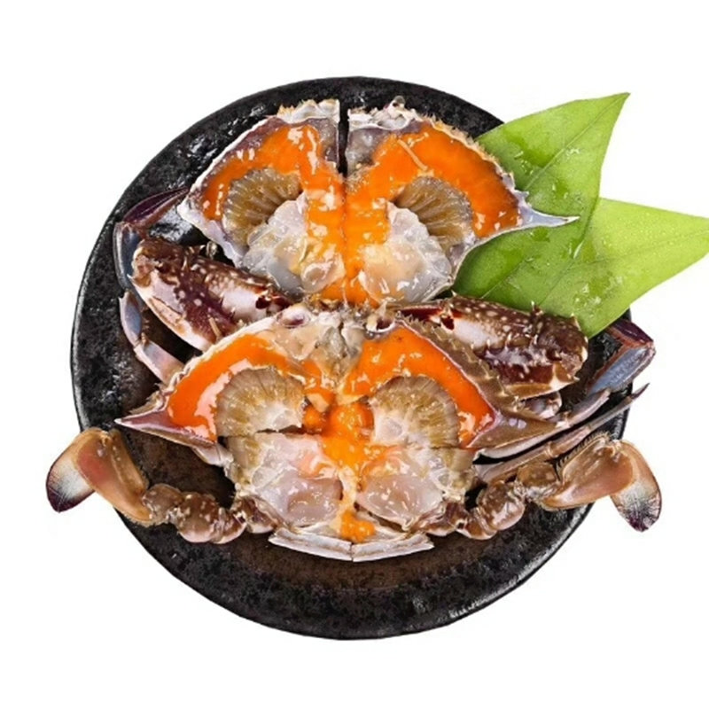 东港梭子蟹满黄大海鲜美