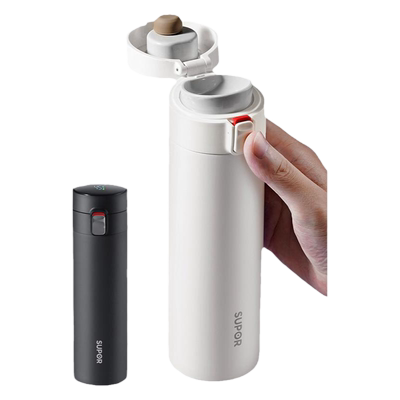 苏泊尔智能温显316L不锈钢带茶滤