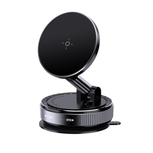 真空吸附磁吸车载手机支架2026新款仪表盘磁吸吸盘车内导航手机架