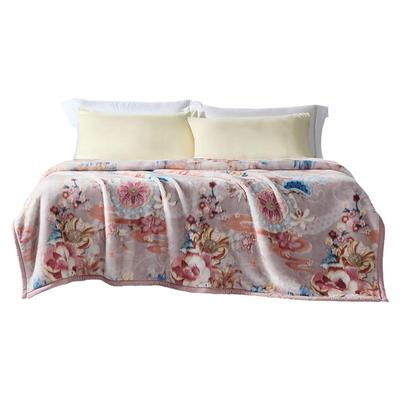 富安娜冬季双层加厚云毯