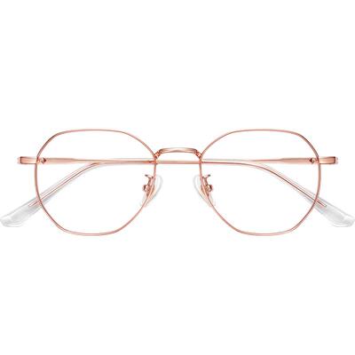 乐申纯钛超轻小框小脸近视眼镜