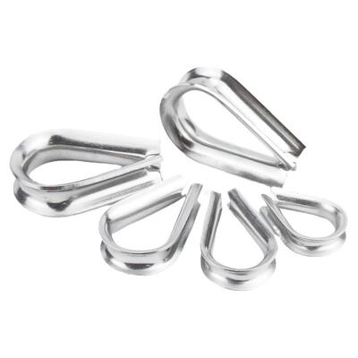 【量大价优】304钢丝绳鸡心环