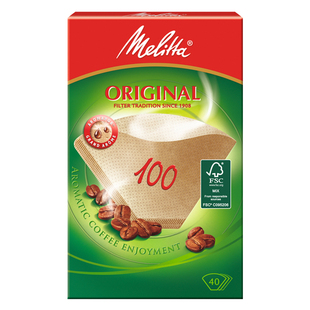 德国美乐家Melitta滴漏式咖啡滤纸 醇香 40片