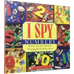 英文版学乐全景视觉大发现系列I Spy Numbers数字Animals动物Letters宝宝奇妙趣味亲子阅读锻炼观察力ispy边玩边学培养孩子专注力