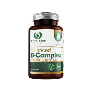 皇家橡树进口活性复合维生素B族片男女士叶酸b12b2提高新陈代谢vb