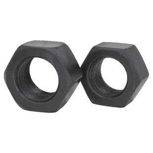 8.8级高强度发黑螺母六角螺丝帽锁紧锣帽m3m4m5m6m8m10m12m16m24