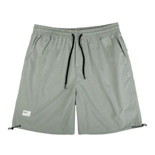 嘿马七作日系复古原创夏季抽绳收口休闲宽松短裤男工装五分裤潮牌