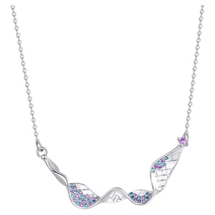 YUTU遇图海蓝之星饰品项链女高级感轻奢小众项链2026热卖银项链女