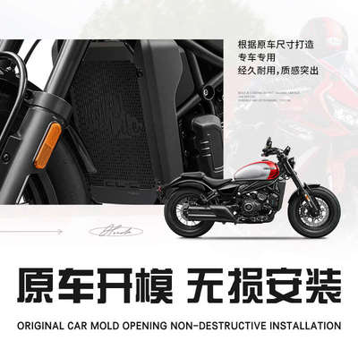 适用春风450CLC 450CL-C改装水箱网保护网散热器防护罩护网配件