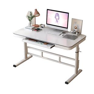 升降桌子电脑台式学生书桌家用儿童学习桌写字桌办公桌简约电脑桌