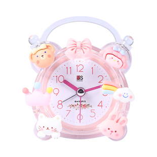 儿童小闹钟女孩2026新款迷你小学初中生专用起床神器学习学生时钟