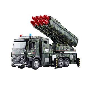 儿童合金大号导弹车大炮发射玩具车男孩坦克工程汽车火箭军事模型