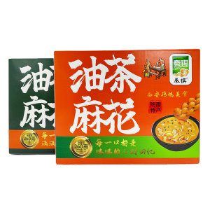 陕西特产油茶麻花速食粥早餐小吃