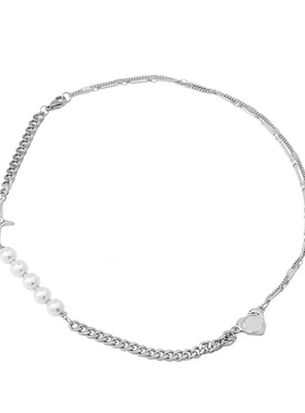 配饰珍珠项链CAIMOU情侣钛钢