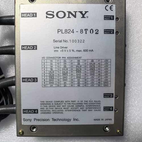议价SONY PL824-8T02磁尺放大器，拆机件，4路输出，