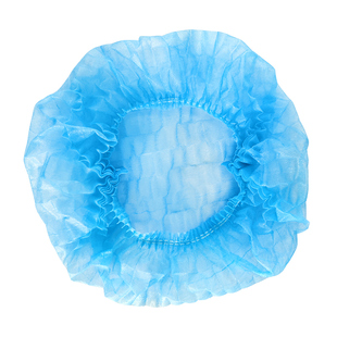 21寸双筋一次性帽子医生专用卫生帽无尘防尘透气厨房女无纺布头套