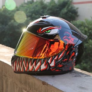 防雾镜片 骑克111全盔镜片 彩色镜片 黑色镜片 不含头盔 透明镜片