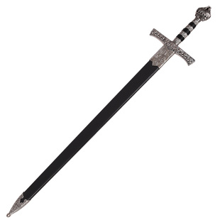 欧式西洋剑罗马帝国中世纪圣骑士之剑古罗马十字军剑挂板剑未开刃