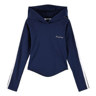 BarryBanny女童套装2026新款春季洋气儿童运动连帽卫衣不规则裙裤