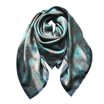 羿丞100%桑蚕丝优雅美丽女大方巾