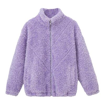 ASA经典安娜立领泰迪卷绒马甲