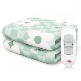 彩虹电热毯单人调温电褥子学生宿舍家用美容床专用官方旗舰店正品