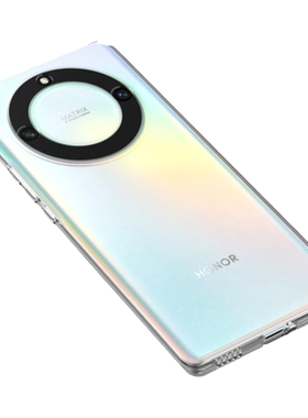 适用于荣耀X40手机壳透明防摔套