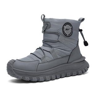 回力男鞋雪地靴冬季新款厚底高帮男士棉靴加绒加厚保暖东北棉鞋男