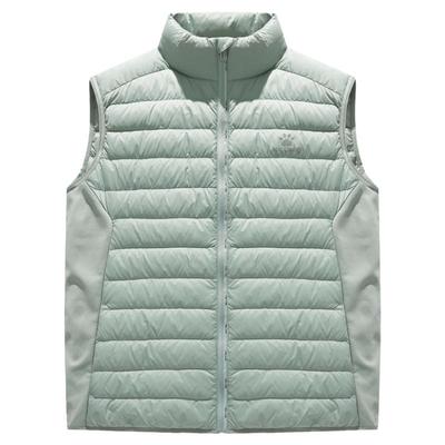 卡尔美羽绒服马甲立领保暖