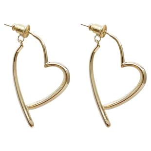 爱心耳环2025新款爆款纯银高级感耳钉高级感小众独特心形耳饰女夏