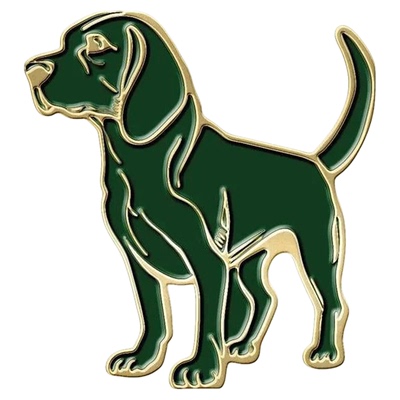 BarbourAnimal系列复古徽章胸针